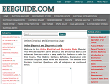 Tablet Screenshot of eeeguide.com